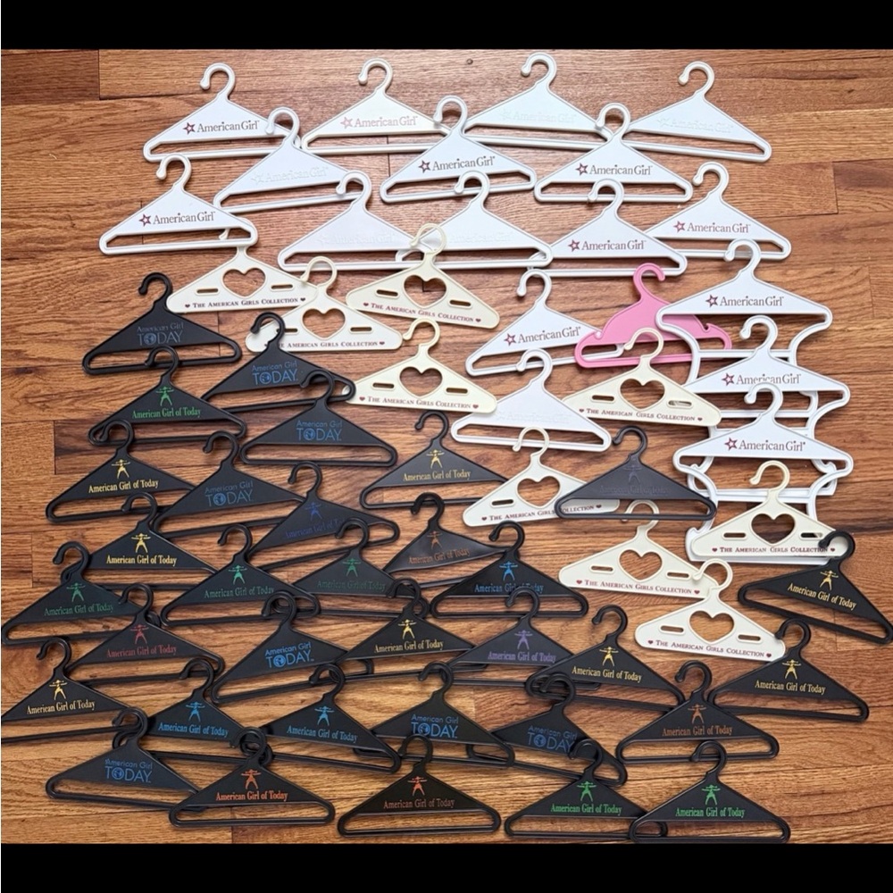 American Girl Doll 60 Hangers bundle lot